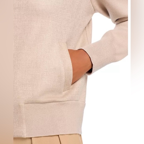 Sioni Beige Bomber Jacket - Picture 11 of 11